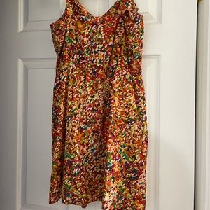 Xs America Rag Cie 1984 multi-color floral dress